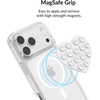 image:imageVelvet Caviar Suction Cup Phone Case Mount Compatible with MagSafe Devices Only  Magnetic Silicone Sticky Phone Grip Holder for iPhone Back of Phone  Mirror Gripper Strawberry MilkWhite Heart