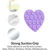 image:imageVelvet Caviar Suction Cup Phone Case Mount Compatible with MagSafe Devices Only  Magnetic Silicone Sticky Phone Grip Holder for iPhone Back of Phone  Mirror Gripper Strawberry MilkPurple Heart