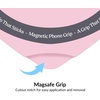 image:imageVelvet Caviar Suction Cup Phone Case Mount Compatible with MagSafe Devices Only  Magnetic Silicone Sticky Phone Grip Holder for iPhone Back of Phone  Mirror Gripper Strawberry MilkStrawberry Milk Heart