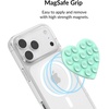 image:imageVelvet Caviar Suction Cup Phone Case Mount Compatible with MagSafe Devices Only  Magnetic Silicone Sticky Phone Grip Holder for iPhone Back of Phone  Mirror Gripper Strawberry MilkMint Jelly Heart