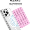 image:imageVelvet Caviar Suction Cup Phone Case Mount Compatible with MagSafe Devices Only  Magnetic Silicone Sticky Phone Grip Holder for iPhone Back of Phone  Mirror Gripper Strawberry MilkPink Sugar