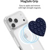 image:imageVelvet Caviar Suction Cup Phone Case Mount Compatible with MagSafe Devices Only  Magnetic Silicone Sticky Phone Grip Holder for iPhone Back of Phone  Mirror Gripper Strawberry MilkAdmiral Navy Heart