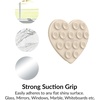 image:imageVelvet Caviar Suction Cup Phone Case Mount Compatible with MagSafe Devices Only  Magnetic Silicone Sticky Phone Grip Holder for iPhone Back of Phone  Mirror Gripper Strawberry MilkSand Stone Heart