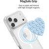 image:imageVelvet Caviar Suction Cup Phone Case Mount Compatible with MagSafe Devices Only  Magnetic Silicone Sticky Phone Grip Holder for iPhone Back of Phone  Mirror Gripper Strawberry MilkCotton Candy Heart