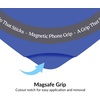 image:imageVelvet Caviar Suction Cup Phone Case Mount Compatible with MagSafe Devices Only  Magnetic Silicone Sticky Phone Grip Holder for iPhone Back of Phone  Mirror Gripper Strawberry MilkCobalt Blue Heart