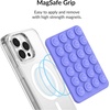 image:imageVelvet Caviar Suction Cup Phone Case Mount Compatible with MagSafe Devices Only  Magnetic Silicone Sticky Phone Grip Holder for iPhone Back of Phone  Mirror Gripper Strawberry MilkPurple