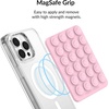 image:imageVelvet Caviar Suction Cup Phone Case Mount Compatible with MagSafe Devices Only  Magnetic Silicone Sticky Phone Grip Holder for iPhone Back of Phone  Mirror Gripper Strawberry MilkStrawberry Milk