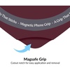 image:imageVelvet Caviar Suction Cup Phone Case Mount Compatible with MagSafe Devices Only  Magnetic Silicone Sticky Phone Grip Holder for iPhone Back of Phone  Mirror Gripper Strawberry MilkBurgundy Heart 20