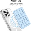 image:imageVelvet Caviar Suction Cup Phone Case Mount Compatible with MagSafe Devices Only  Magnetic Silicone Sticky Phone Grip Holder for iPhone Back of Phone  Mirror Gripper Strawberry MilkBlue