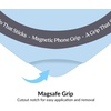 image:imageVelvet Caviar Suction Cup Phone Case Mount Compatible with MagSafe Devices Only  Magnetic Silicone Sticky Phone Grip Holder for iPhone Back of Phone  Mirror Gripper Strawberry MilkCotton Candy Heart