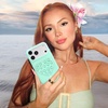 image:imageVelvet Caviar Suction Cup Phone Case Mount Compatible with MagSafe Devices Only  Magnetic Silicone Sticky Phone Grip Holder for iPhone Back of Phone  Mirror Gripper Strawberry MilkMint Jelly Heart
