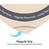 image:imageVelvet Caviar Suction Cup Phone Case Mount Compatible with MagSafe Devices Only  Magnetic Silicone Sticky Phone Grip Holder for iPhone Back of Phone  Mirror Gripper Strawberry MilkSand Stone Heart
