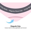 image:imageVelvet Caviar Suction Cup Phone Case Mount Compatible with MagSafe Devices Only  Magnetic Silicone Sticky Phone Grip Holder for iPhone Back of Phone  Mirror Gripper Strawberry MilkStrawberry Milk Jelly Heart