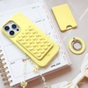 image:imageVelvet Caviar Suction Cup Phone Case Mount Compatible with MagSafe Devices Only  Magnetic Silicone Sticky Phone Grip Holder for iPhone Back of Phone  Mirror Gripper Strawberry MilkButter Yellow