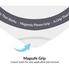 image:imageVelvet Caviar Suction Cup Phone Case Mount Compatible with MagSafe Devices Only  Magnetic Silicone Sticky Phone Grip Holder for iPhone Back of Phone  Mirror Gripper Strawberry MilkWhite Heart