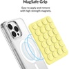 image:imageVelvet Caviar Suction Cup Phone Case Mount Compatible with MagSafe Devices Only  Magnetic Silicone Sticky Phone Grip Holder for iPhone Back of Phone  Mirror Gripper Strawberry MilkButter Yellow