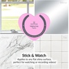 image:imageVelvet Caviar Suction Cup Phone Case Mount Compatible with MagSafe Devices Only  Magnetic Silicone Sticky Phone Grip Holder for iPhone Back of Phone  Mirror Gripper Strawberry MilkPink Sugar Heart