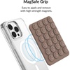 image:imageVelvet Caviar Suction Cup Phone Case Mount Compatible with MagSafe Devices Only  Magnetic Silicone Sticky Phone Grip Holder for iPhone Back of Phone  Mirror Gripper Strawberry MilkCashmere Taupe