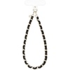 image:imageVELVET CAVIAR Leather Chain Phone Charm Wrist Strap  Cute Lanyard Accessory for Women  Fits all Phone Cases Black