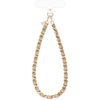 image:imageVELVET CAVIAR Leather Chain Phone Charm Wrist Strap  Cute Lanyard Accessory for Women  Fits all Phone Cases Nude