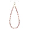 image:imageVELVET CAVIAR Leather Chain Phone Charm Wrist Strap  Cute Lanyard Accessory for Women  Fits all Phone Cases Pink Pearl