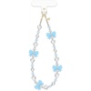 image:imageVELVET CAVIAR Phone Charm Wrist Strap  Cute Lanyard Accessory for Women  Compatible with all Phone Cases French Blue Bow