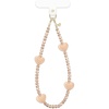 image:imageVELVET CAVIAR Phone Charm Wrist Strap  Cute Lanyard Accessory for Women  Compatible with all Phone Cases Nude Heart