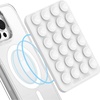 image:imageVelvet Caviar Suction Cup Phone Case Mount Compatible with MagSafe Devices Only  Magnetic Silicone Sticky Phone Grip Holder for iPhone Back of Phone  Mirror Gripper Strawberry MilkWhite