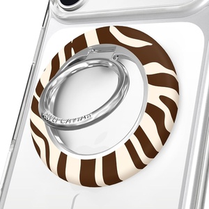 image:imageVELVET CAVIAR Compatible with MagSafe Phone Grip 20  Cute Magnetic Ring Holder  Finger Loop Kickstand  Pop On Accessory for iPhone 17 16 15 14 13 12  Christmas Peppermint PrincessCoco Zebra