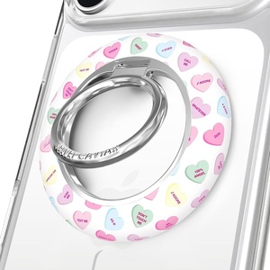 image:imageVELVET CAVIAR Compatible with MagSafe Phone Grip 20  Cute Magnetic Ring Holder  Finger Loop Kickstand  Pop On Accessory for iPhone 17 16 15 14 13 12  Christmas Peppermint PrincessSweet Hearts