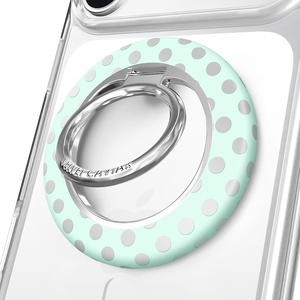 image:imageVELVET CAVIAR Compatible with MagSafe Phone Grip 20  Cute Magnetic Ring Holder  Finger Loop Kickstand  Pop On Accessory for iPhone 17 16 15 14 13 12  Christmas Peppermint PrincessMint Polka Dot