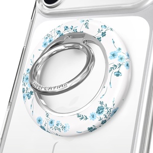 image:imageVELVET CAVIAR Compatible with MagSafe Phone Grip 20  Cute Magnetic Ring Holder  Finger Loop Kickstand  Pop On Accessory for iPhone 17 16 15 14 13 12  Christmas Peppermint PrincessFrench Blue Floral