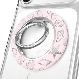 image:imageVELVET CAVIAR Compatible with MagSafe Phone Grip 20  Cute Magnetic Ring Holder  Finger Loop Kickstand  Pop On Accessory for iPhone 17 16 15 14 13 12  Christmas Peppermint PrincessPink Coastal Seashells