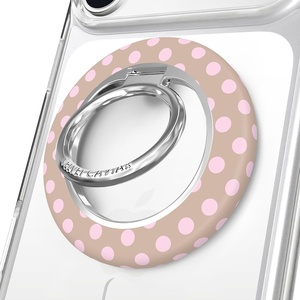 image:imageVELVET CAVIAR Compatible with MagSafe Phone Grip 20  Cute Magnetic Ring Holder  Finger Loop Kickstand  Pop On Accessory for iPhone 17 16 15 14 13 12  Christmas Peppermint PrincessBrown Sugar Polka Dot