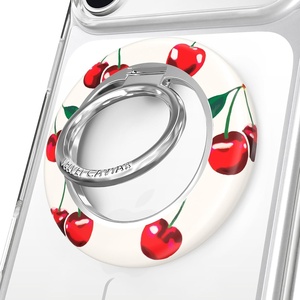 image:imageVELVET CAVIAR Compatible with MagSafe Phone Grip 20  Cute Magnetic Ring Holder  Finger Loop Kickstand  Pop On Accessory for iPhone 17 16 15 14 13 12  Christmas Peppermint PrincessMon Cheri Cherry