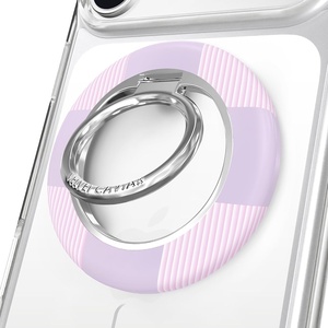 image:imageVELVET CAVIAR Compatible with MagSafe Phone Grip 20  Cute Magnetic Ring Holder  Finger Loop Kickstand  Pop On Accessory for iPhone 17 16 15 14 13 12  Christmas Peppermint PrincessLilac Checkered
