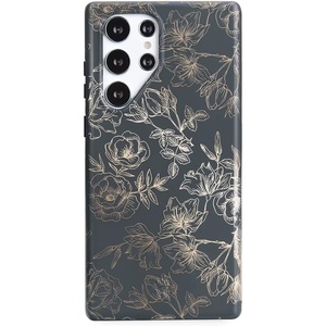 image:imageVELVET CAVIAR Compatible with Samsung Galaxy S22 Ultra Case for Women 8ft Drop Tested wMicrofiber Lining  Cute Protective Phone Cases  Holographic Blue Marble S22 Ultra 2022 Release 68Floral Rose Gold