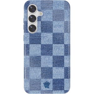 image:imageVELVET CAVIAR Designed for Samsung Galaxy S24 Case  8ft Drop Tested  Cute Protective Case for Women Blue Denim CheckeredDenim Checkered