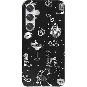 image:imageVELVET CAVIAR Designed for Samsung Galaxy S24 Case  8ft Drop Tested  Cute Protective Case for Women Blue Denim CheckeredDisco Cowgirl