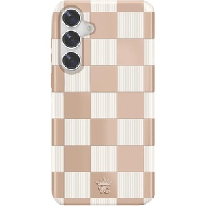 image:imageVELVET CAVIAR Designed for Samsung Galaxy S24 Case  8ft Drop Tested  Cute Protective Case for Women Blue Denim CheckeredNude Checkered