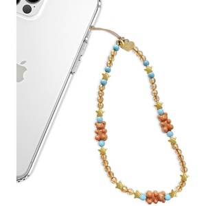image:imageVELVET CAVIAR Phone Charm Wrist Strap  Cute Beaded Cellphone Wristlet  Lanyard Accessory for Women  Fits all Phone CasesCowboy Teddy
