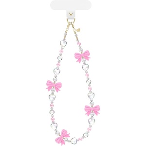 image:imageVELVET CAVIAR Phone Charm Wrist Strap  Cute Lanyard Accessory for Women  Compatible with all Phone CasesPink Bow