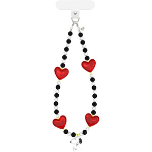 image:imageVELVET CAVIAR Phone Charm Wrist Strap  Cute Lanyard Accessory for Women  Compatible with all Phone CasesSnoopy Hearts