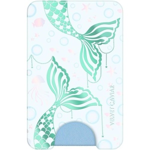 image:imageVELVET CAVIAR compatible with MagSafe Wallet 20  Magnetic Card Holder Wallet for iPhone 171615141312 or Phone Cases compatible with MagSafe  Blue Aquamarine Polka DotMermaid Glitter Holo