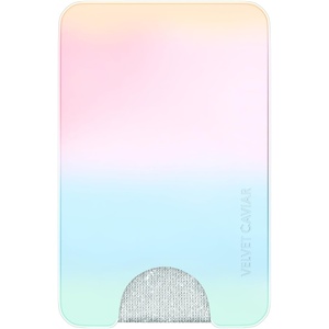image:imageVELVET CAVIAR compatible with MagSafe Wallet 20  Magnetic Card Holder Wallet for iPhone 171615141312 or Phone Cases compatible with MagSafe  Blue Aquamarine Polka DotWhite Opal