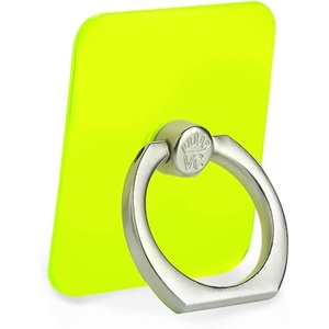 image:imageVelvet Caviar Cell Phone Ring Holder  Finger Ring amp Stand  Improves Phone Grip Compatible with iPhone Galaxy and Most Smartphones Neon Purple HeartNeon Yellow