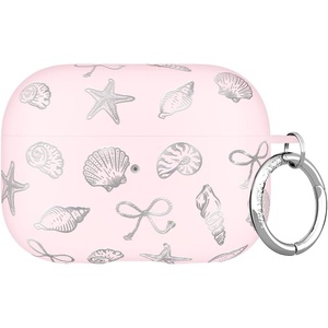 image:imageVelvet Caviar Compatible with AirPods Pro Case 2nd and 1st Generation  Cute Protective Hard Cover for Women  Dusty Rose Floral FlowerPink Coastal Seashells