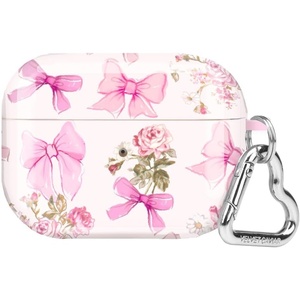 image:imageVelvet Caviar Compatible with AirPods Pro Case 2nd and 1st Generation  Cute Protective Hard Cover for Women  Dusty Rose Floral FlowerPosie Pink Bow