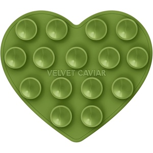 image:imageVelvet Caviar Suction Cup Phone Case Mount Compatible with MagSafe Devices Only  Magnetic Silicone Sticky Phone Grip Holder for iPhone Back of Phone  Mirror Gripper Strawberry MilkMatcha Green Heart