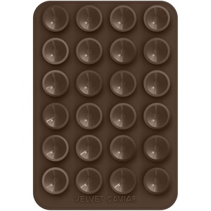 image:imageVelvet Caviar Suction Cup Phone Case Mount Compatible with MagSafe Devices Only  Magnetic Silicone Sticky Phone Grip Holder for iPhone Back of Phone  Mirror Gripper Strawberry MilkEspresso Brown